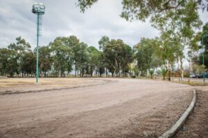 San Martín avanza en la construcción de una pista de atletismo de 400 metros