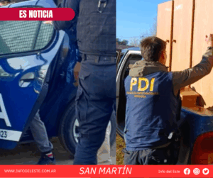 Megaoperativo en San Martín: tres detenidos, secuestro de armas, vehículos y electrodomésticos