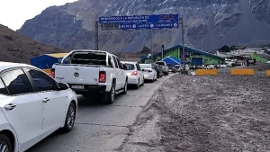Paso a Chile: Congestión y precaución en la frontera