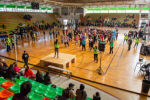 La 7ma edición de «Abrazo Deportivo» reunió a más de 400 estudiantes en el “Torito Rodríguez”