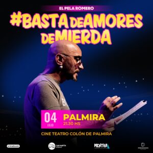 ¡El Pela Romero presenta su nueva charla «Basta de amores de mierda 2025»!