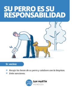 San Martín refuerza controles: no recoger las heces de tu perro puede derivar en multas