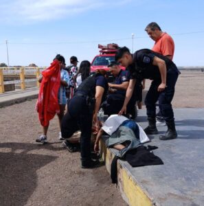 El Carrizal: Rescataron a un joven