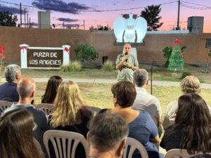 San Martín refuncionalizó la Plazoleta de Los Ángeles con un emotivo acto comunitario