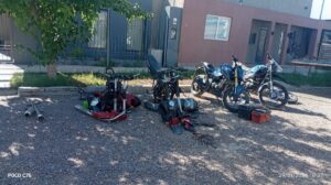 Allanamiento en Maipú: la Policía desarticuló maniobra vinculada al desarme y venta de motos robadas
