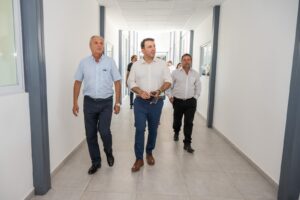 Rufeil y García Zalazar supervisaron obras educativas en San Martín
