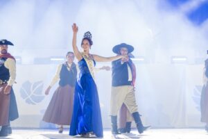 Valentina Rosalez representó a San Martín en una destacada noche del Paseo Federal