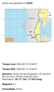 Fuerte temblor con epicentro en Chile se sintió en Mendoza