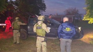 Seis allanamientos en San Martín: un detenido y secuestro de armas, drogas y vehículos robados