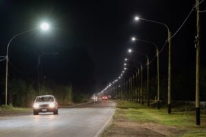 Buen Orden ya cuenta con nuevas luminarias LED para reforzar la seguridad vial