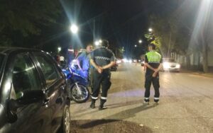 Operativo de la Policía vial en San Martín