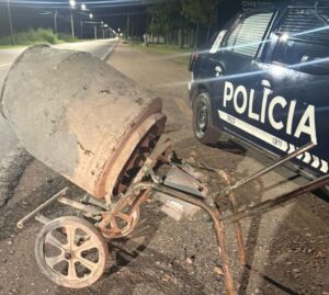 Robó una hormigonera y terminó detenido en Palmira