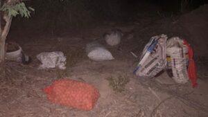 La Policía Rural detuvo en San Martín a tres sospechosos y recuperó 500 kilos de nueces