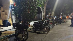 Operativo de alto impacto en Rivadavia: cinco aprehendidos y 11 motos retenidas