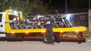 Operativo de alto impacto en San Martín: 17 motos retenidas