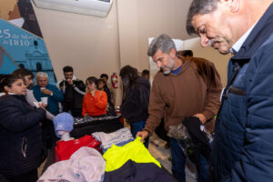 Ulpiano Suarez participó junto a Mario Abed del Encuentro de Talleres Textiles en Junín