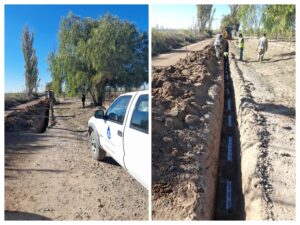 San Martín inicia la ampliación de la red de agua para 80 familias en Tres Porteñas y El Central