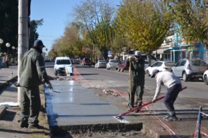Palmira: obras simultáneas en calles Libertador y Obreros Ferroviarios para mejorar la circulación