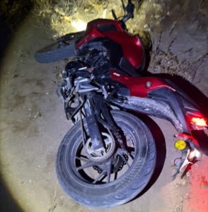 La policía recuperó una moto robada
