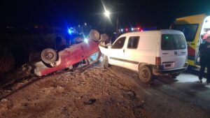 Fuerte choque en la colonia Junín