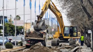 San Martín: comenzó el reasfaltado de la primera etapa de la avenida Boulogne Sur Mer