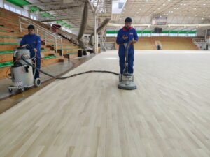 San Martín: reacondicionan el piso del “Torito” Rodríguez y reubican actividades deportivas