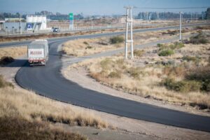 Se renovó el acceso principal a Palmira por el Carril San Pedro