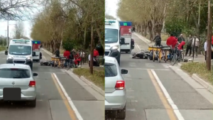 San Martín: Accidente en carril Montecaseros