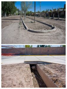 Palmira: nuevas obras de urbanización y mejoras en el sistema de drenaje